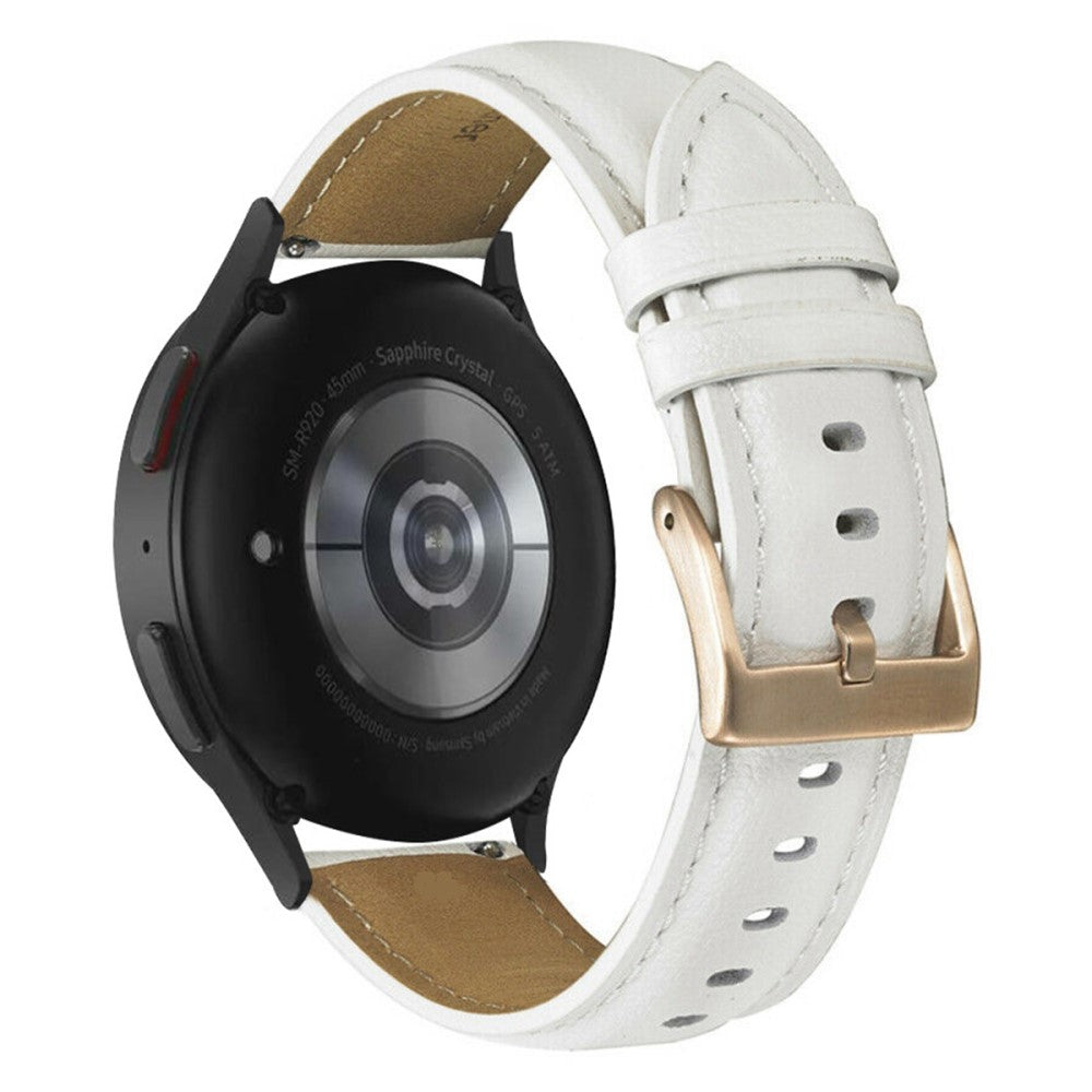 Elegant Universal Samsung รgte lรฆder Rem - Hvid#serie_1