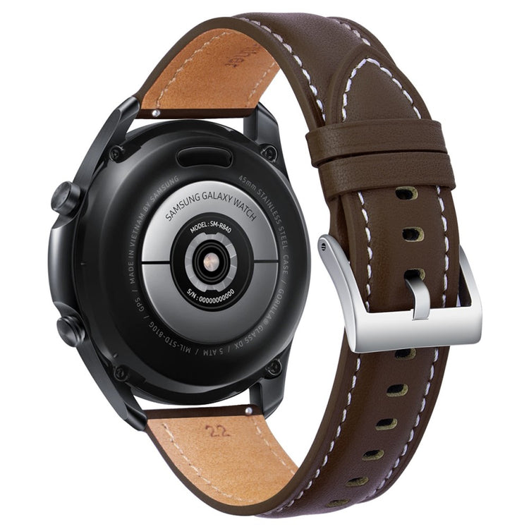 Elegant Universal Samsung Ægte læder Rem - Brun#serie_4