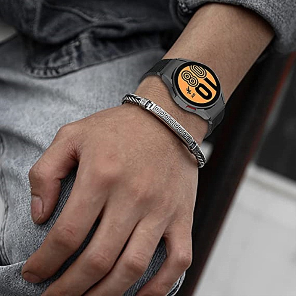 Mega fint Universal Samsung Nylon Rem - Sølv#serie_4