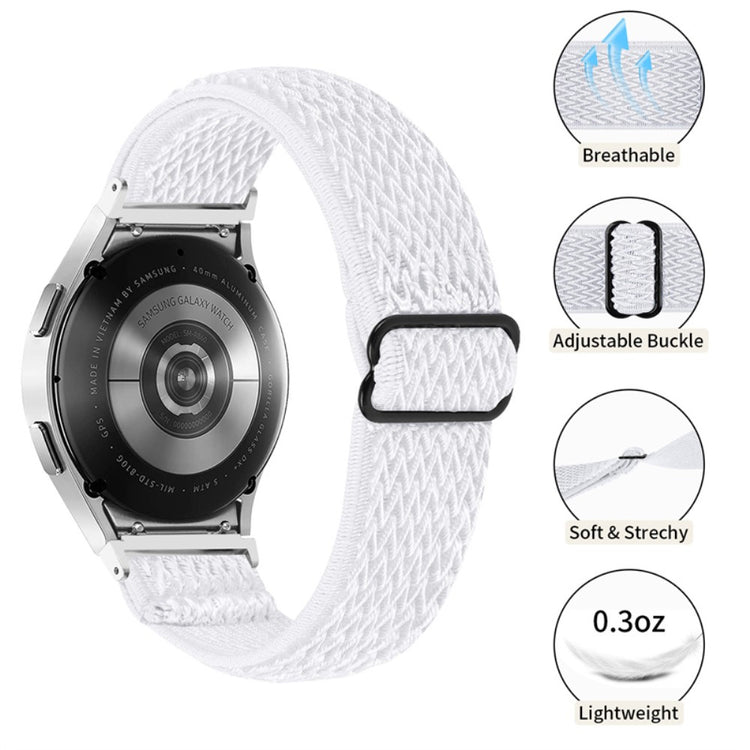 Meget sejt Universal Samsung Nylon Rem - Hvid#serie_1