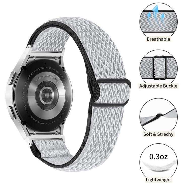 Meget sejt Universal Samsung Nylon Rem - Hvid#serie_4