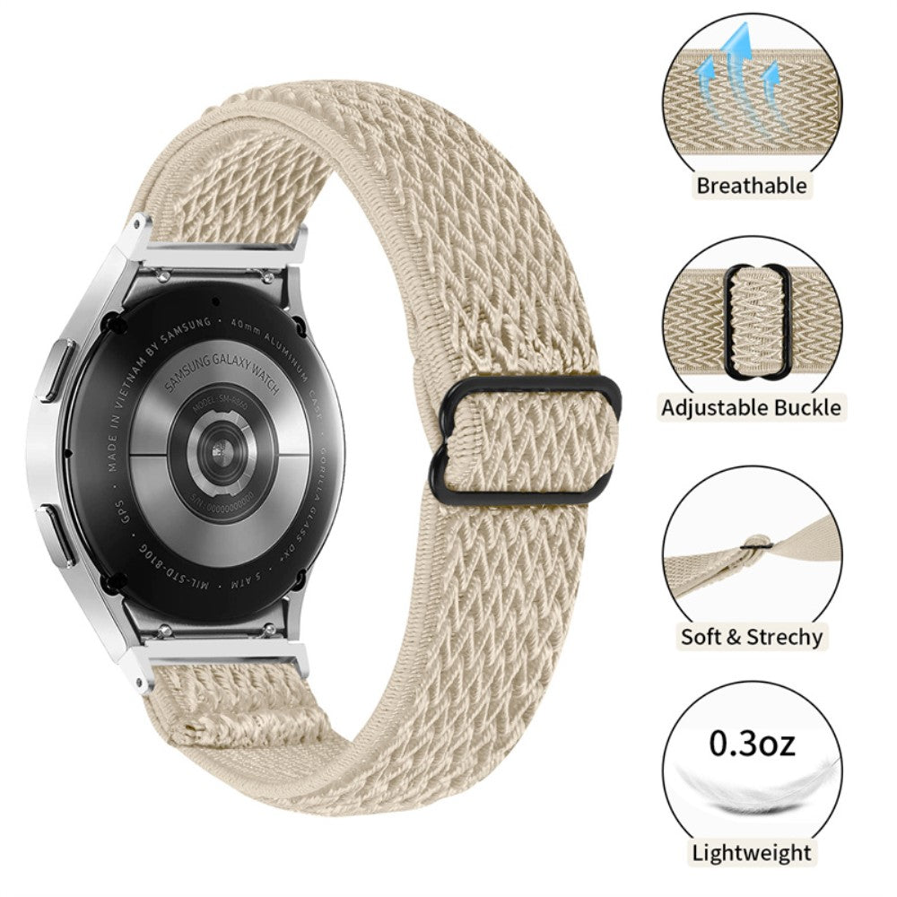 Meget sejt Universal Samsung Nylon Rem - Beige#serie_9