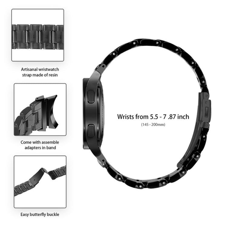 Mega kønt Universal Samsung Metal og Plastik Rem - Sort#serie_16