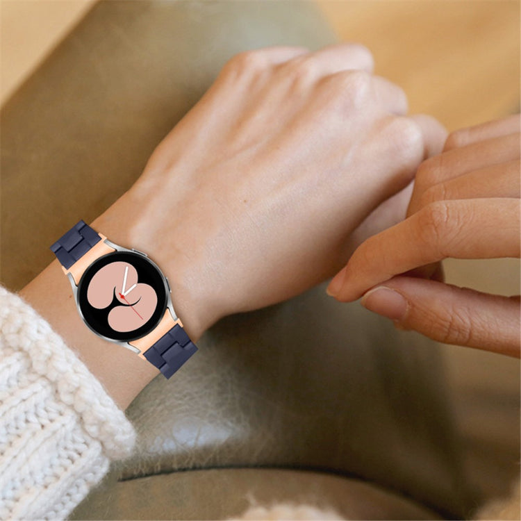 Mega kønt Universal Samsung Metal og Plastik Rem - Blå#serie_17