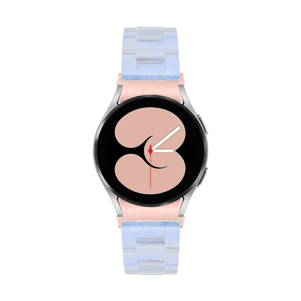 Mega kønt Universal Samsung Metal og Plastik Rem - Blå#serie_3