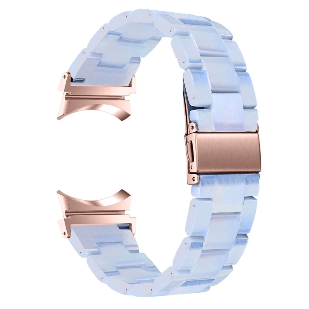 Mega kønt Universal Samsung Metal og Plastik Rem - Blå#serie_3