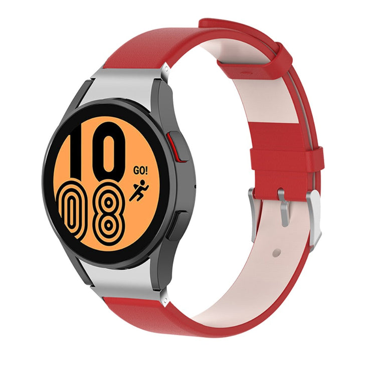 Vildt smuk Universal Samsung Ægte læder Rem - Rød#serie_3