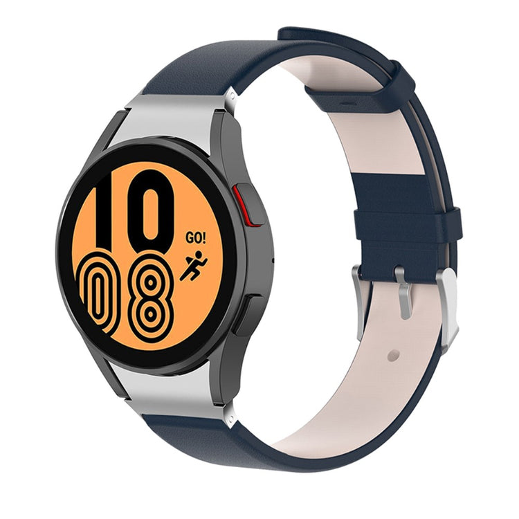 Vildt smuk Universal Samsung Ægte læder Rem - Blå#serie_5