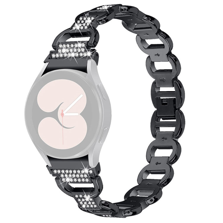 Kønt Universal Samsung Metal og Rhinsten Rem - Sort#serie_1