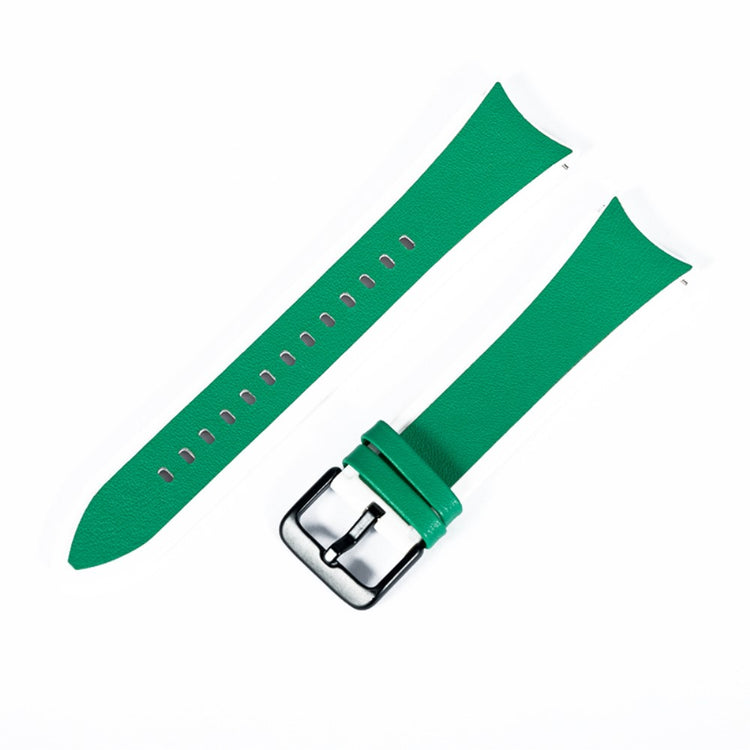 Rigtigt fed Universal Samsung Kunstlæder og Silikone Rem - Grøn#serie_9