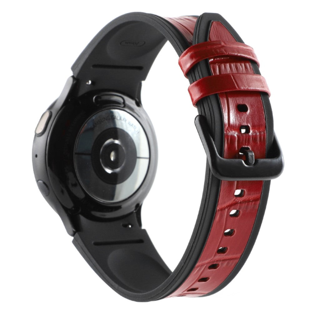 Mega flot Universal Samsung รgte lรฆder og Silikone Rem - Rรธd#serie_1