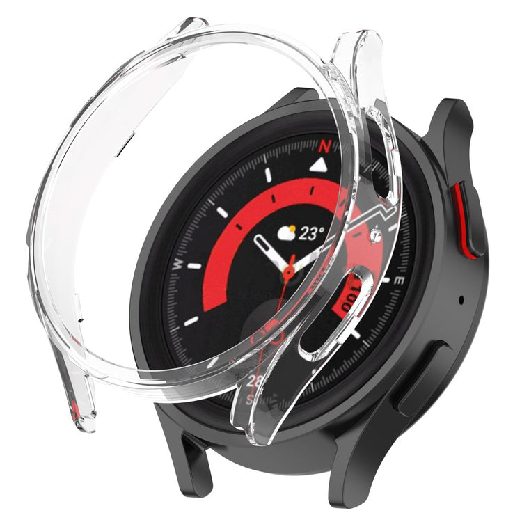 Samsung Galaxy Watch 5 Pro  Plastik Bumper  - Gennemsigtig#serie_8