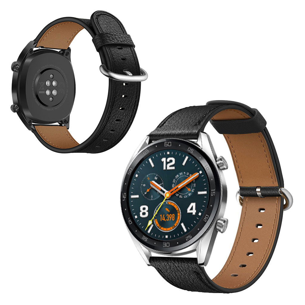 Rigtigt skรธn Universal Huawei รgte lรฆder Rem - Sort#serie_1
