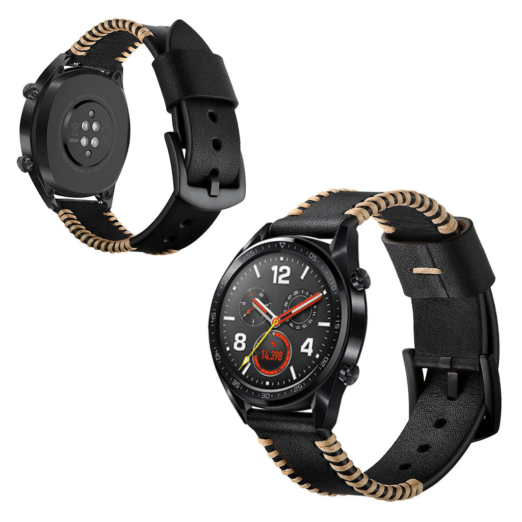 Super fed Universal Huawei รgte lรฆder Rem - Sort#serie_1
