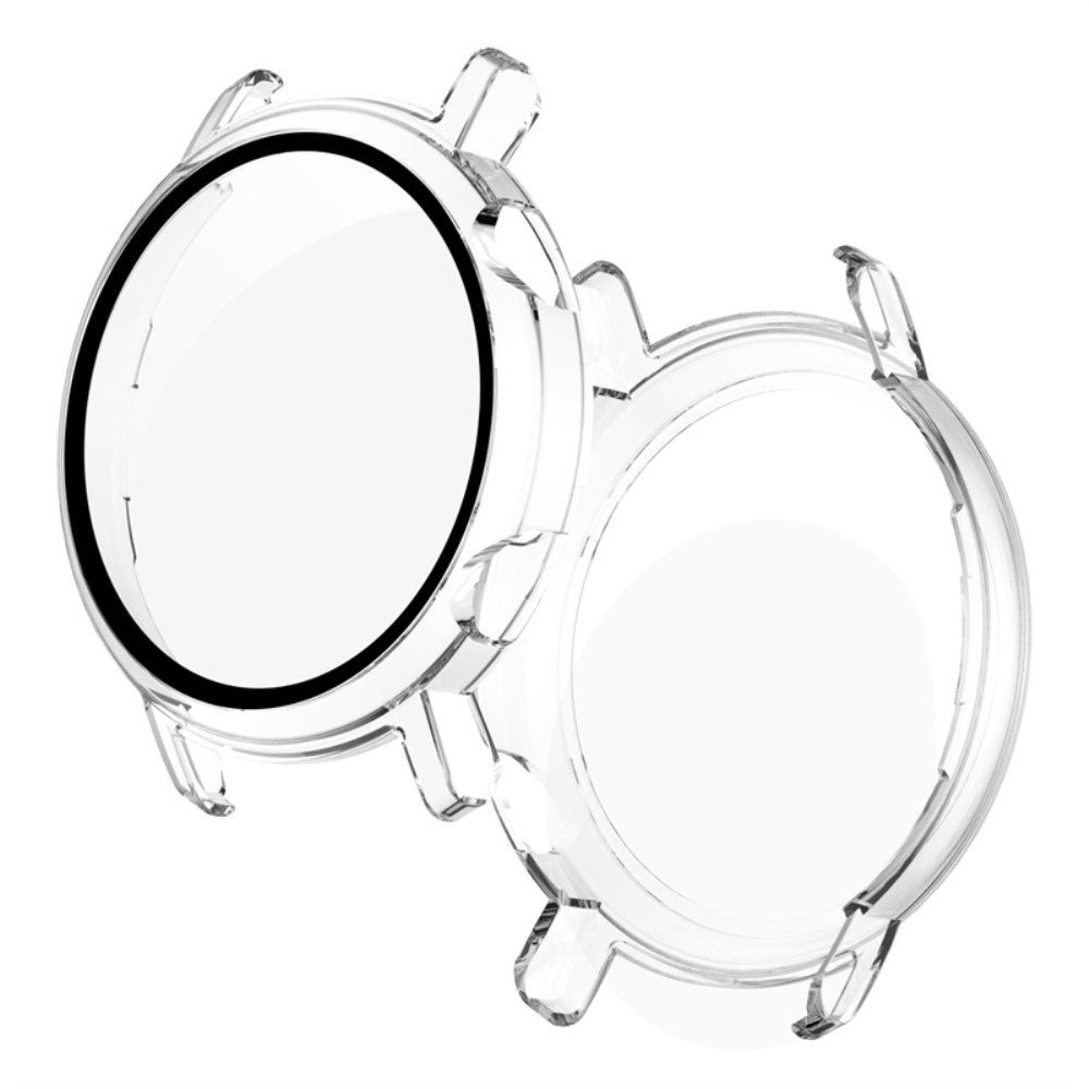 Vildt Godt Huawei Watch GT 2 42mm Cover med Skรฆrmbeskytter i Plastik og Hรฆrdet Glas - Gennemsigtig#serie_025