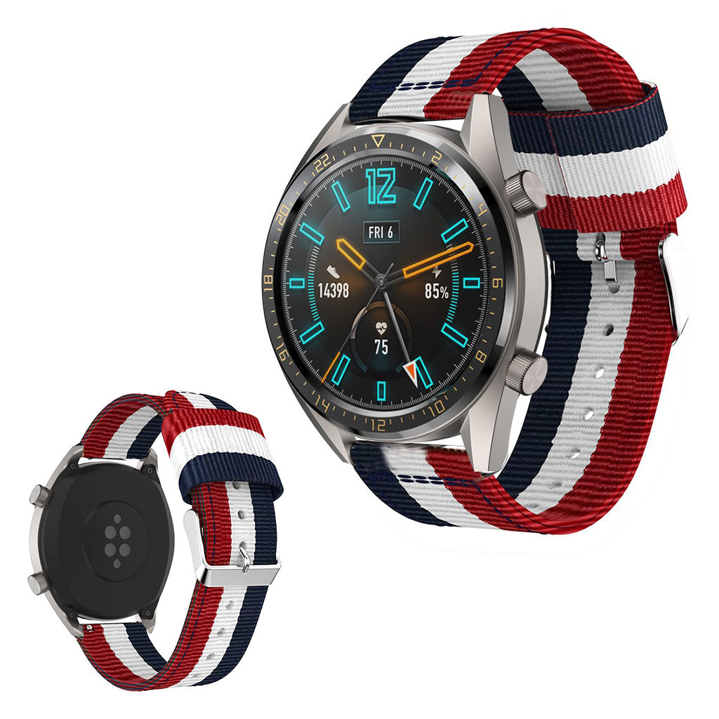 Helt vildt kรธnt Huawei Watch GT 2 46mm Nylon Rem - Flerfarvet#serie_1