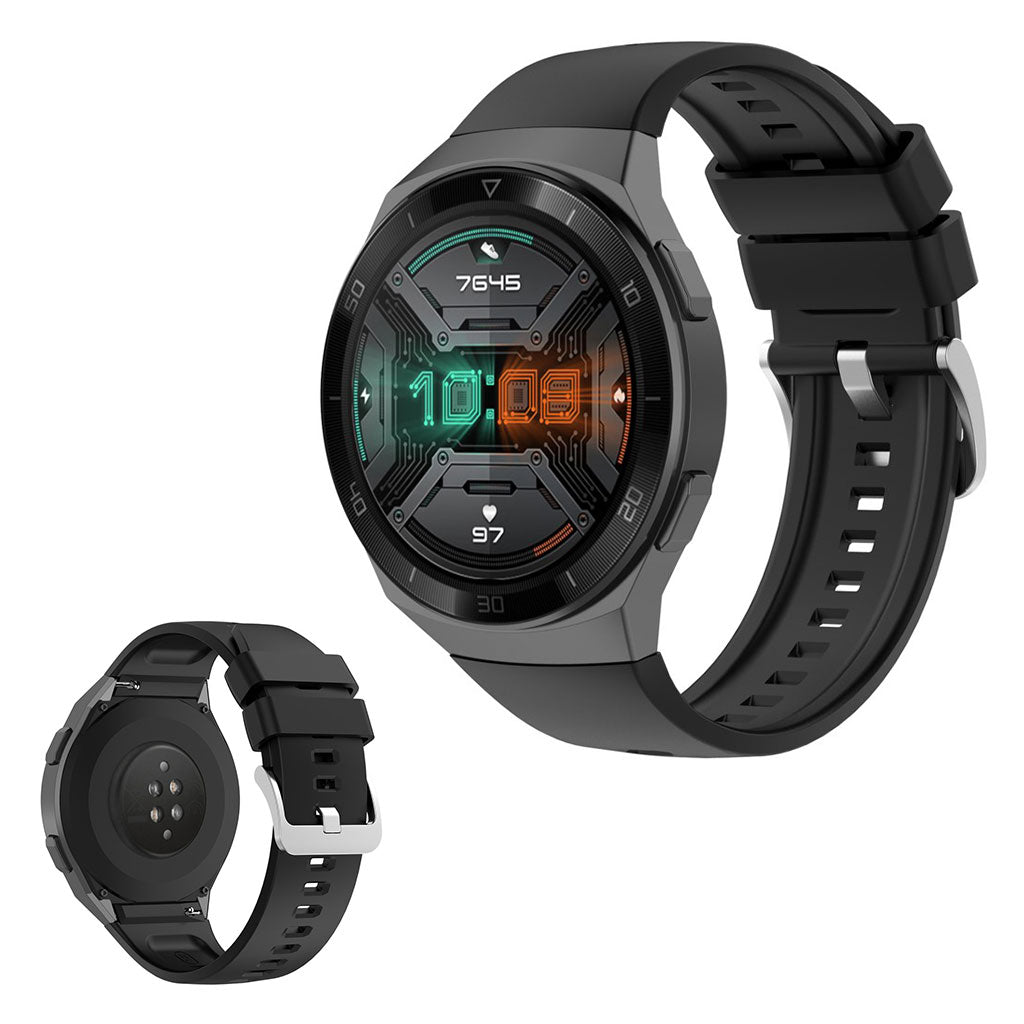 Meget kรธnt Huawei Watch GT 2e Silikone Rem - Sort#serie_1