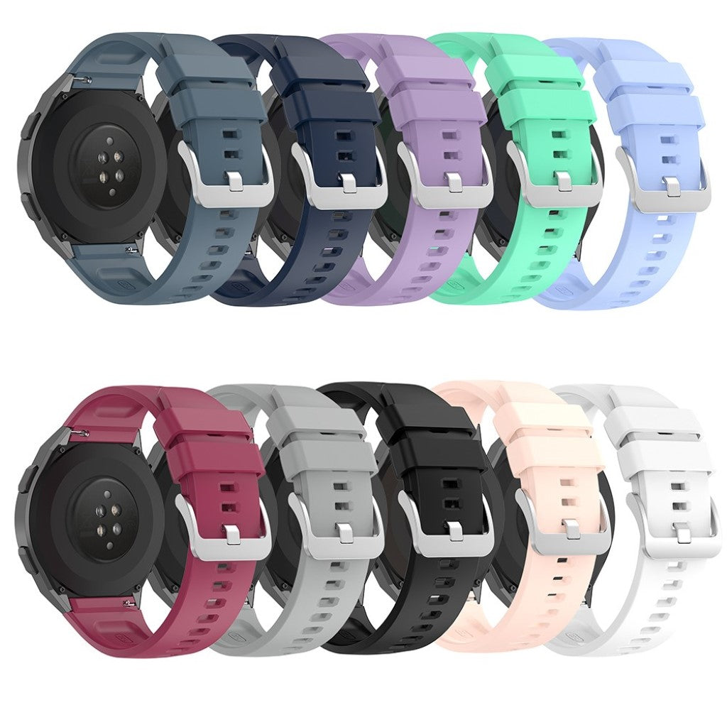 Meget cool Huawei Watch GT 2e Silikone Rem - Sort#serie_1
