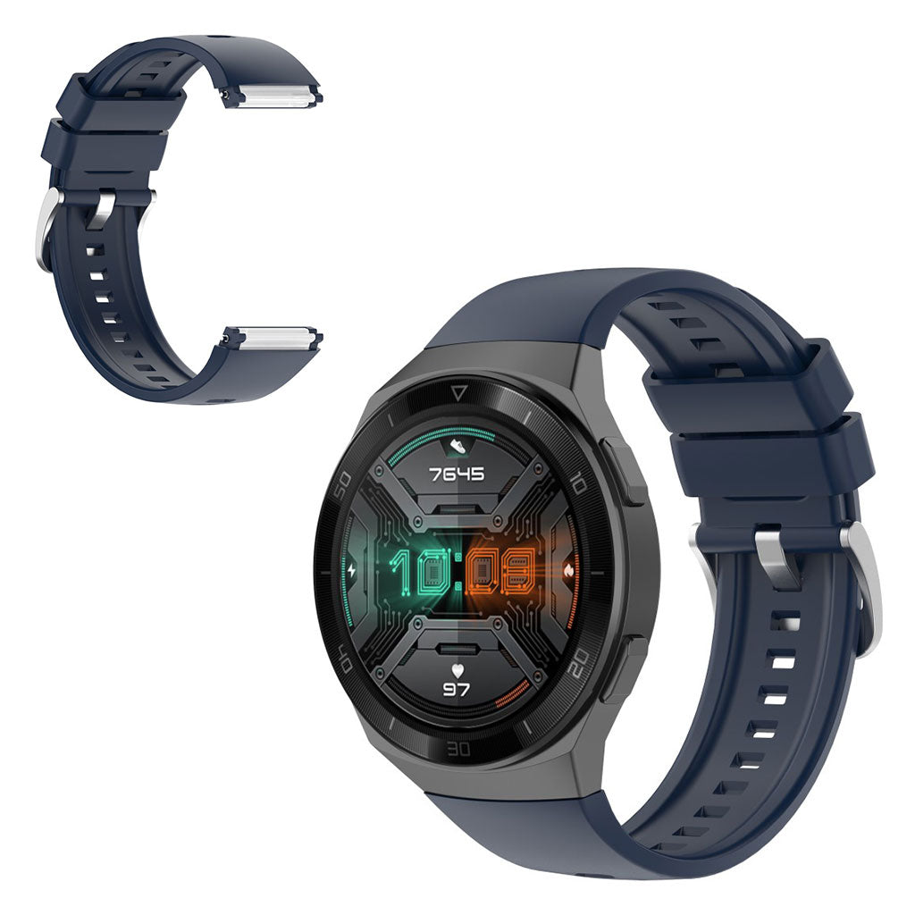 Meget cool Huawei Watch GT 2e Silikone Rem - Blå#serie_9