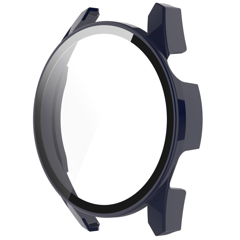 Super Fint Huawei Watch GT 3 (42mm) Cover med Skærmbeskytter i Silikone og Hærdet Glas - Blå#serie_3