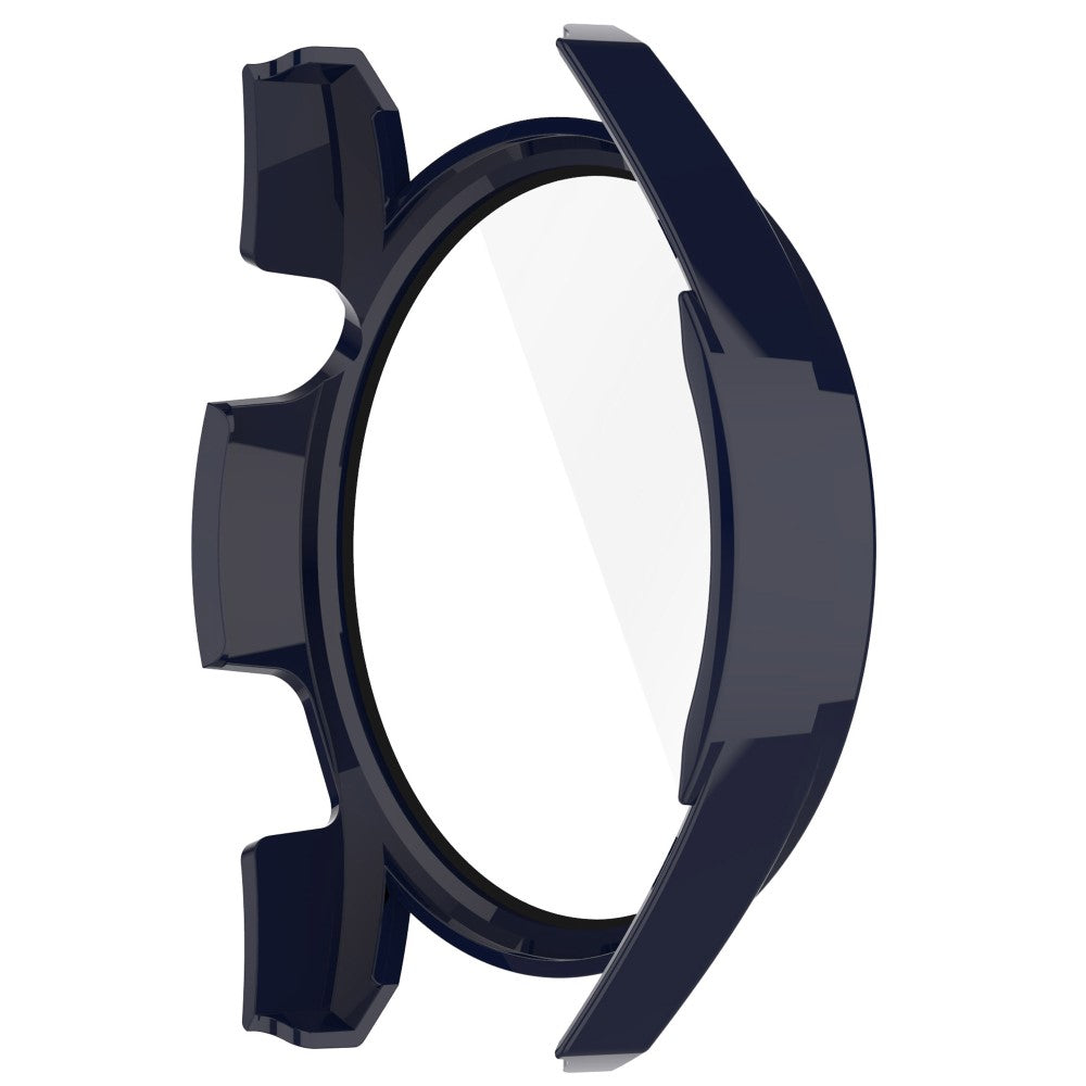 Super Fint Huawei Watch GT 3 (42mm) Cover med Skærmbeskytter i Silikone og Hærdet Glas - Blå#serie_3
