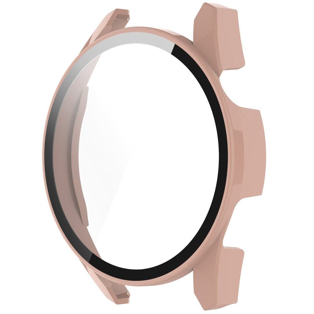 Super Fint Huawei Watch GT 3 (42mm) Cover med Skærmbeskytter i Silikone og Hærdet Glas - Pink#serie_6