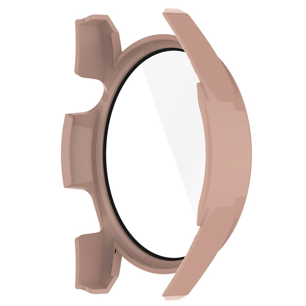 Super Fint Huawei Watch GT 3 (42mm) Cover med Skærmbeskytter i Silikone og Hærdet Glas - Pink#serie_6
