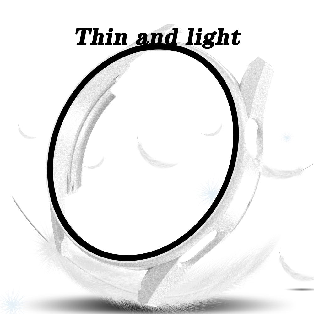 Mega Fint Huawei Watch GT 3 (42mm) Cover med Skærmbeskytter i Plastik og Hærdet Glas - Hvid#serie_2