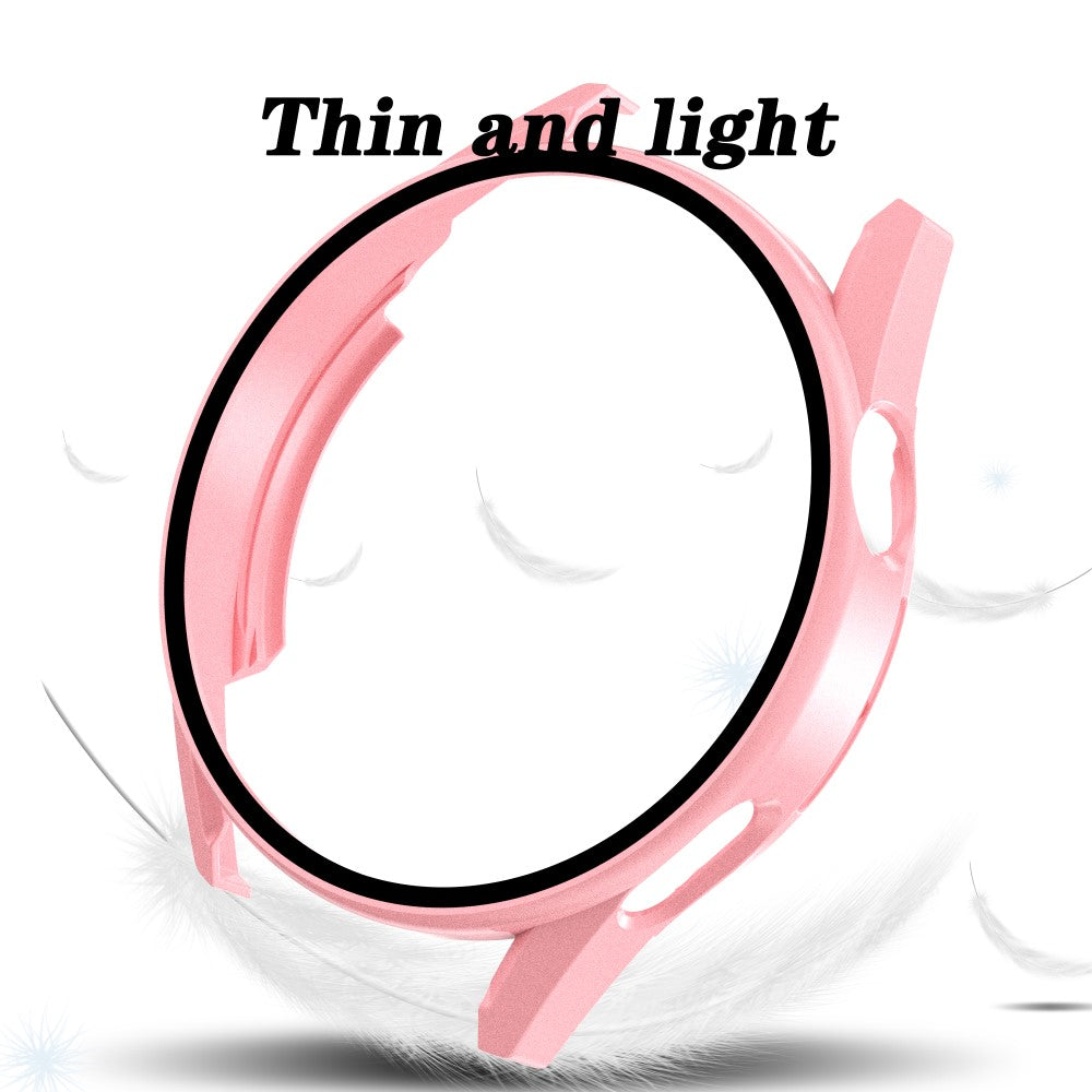 Mega Fint Huawei Watch GT 3 (42mm) Cover med Skærmbeskytter i Plastik og Hærdet Glas - Pink#serie_6