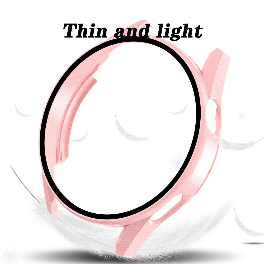 Mega Fint Huawei Watch GT 3 (42mm) Cover med Skærmbeskytter i Plastik og Hærdet Glas - Pink#serie_7