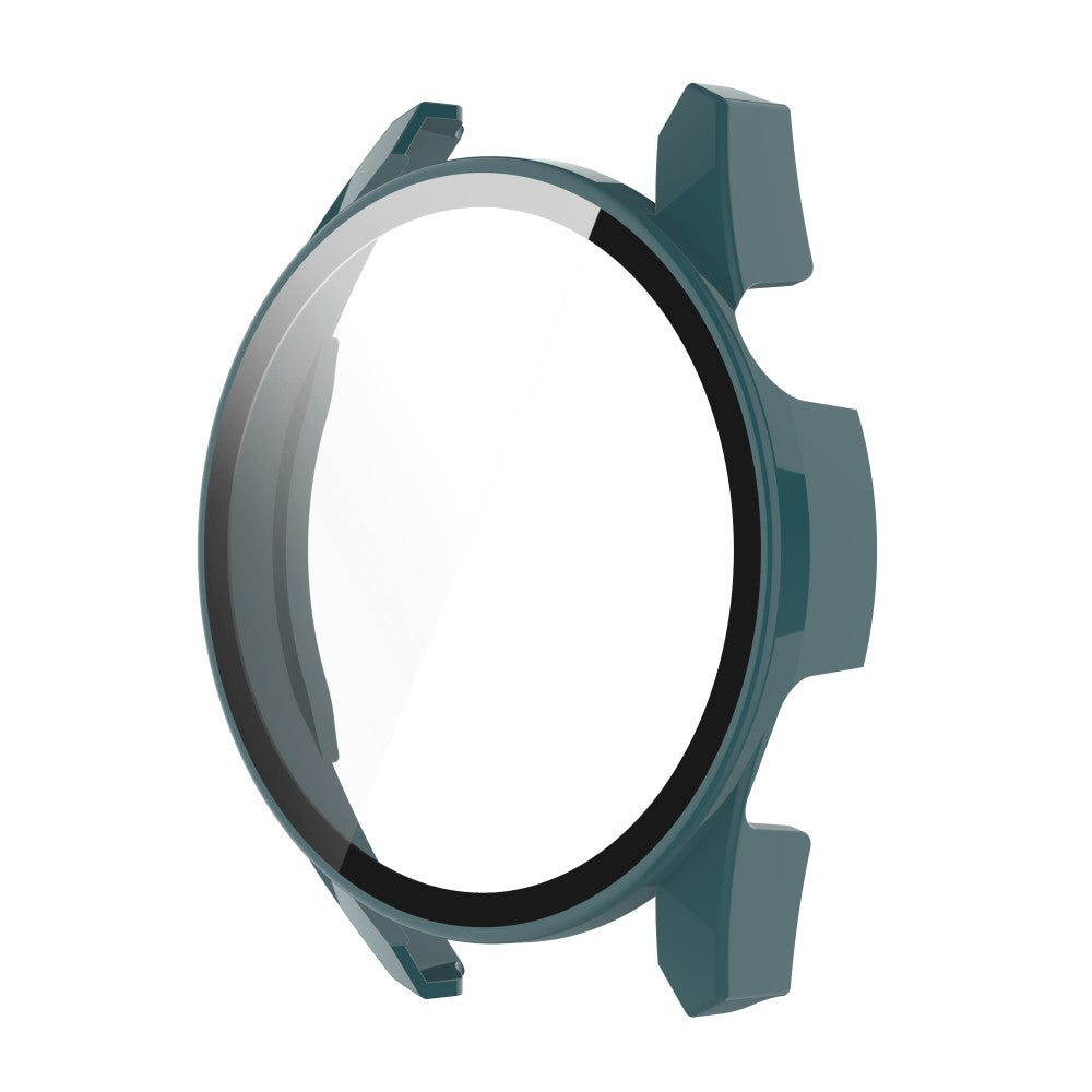 Fed Huawei Watch GT 3 (42mm) Cover med Skærmbeskytter i Plastik og Hærdet Glas - Grøn#serie_1
