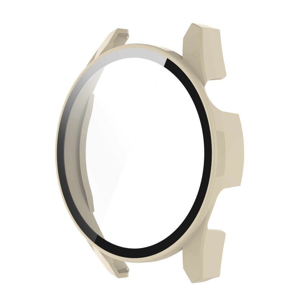 Fed Huawei Watch GT 3 (42mm) Cover med Skærmbeskytter i Plastik og Hærdet Glas - Gennemsigtig#serie_5