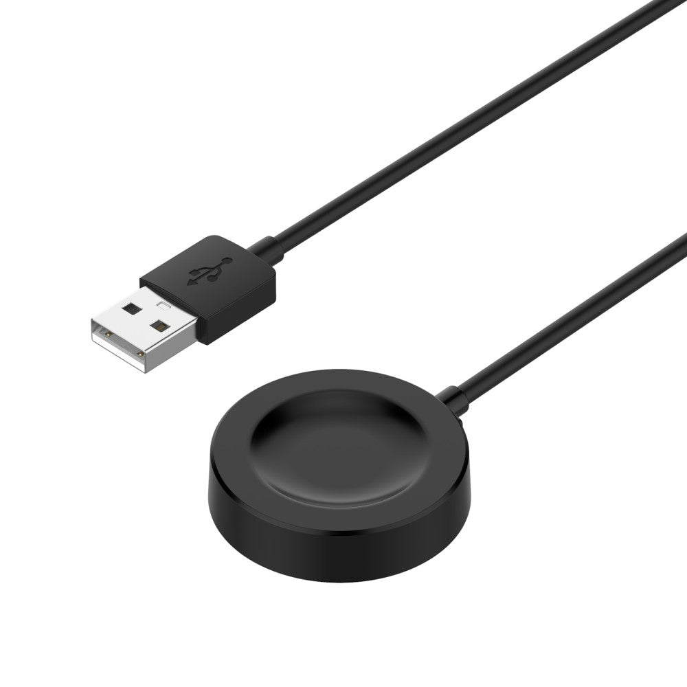 Plastik Universal Huawei Smartwatch Trรฅdlรธs  Opladningskabel - Sort#serie_1