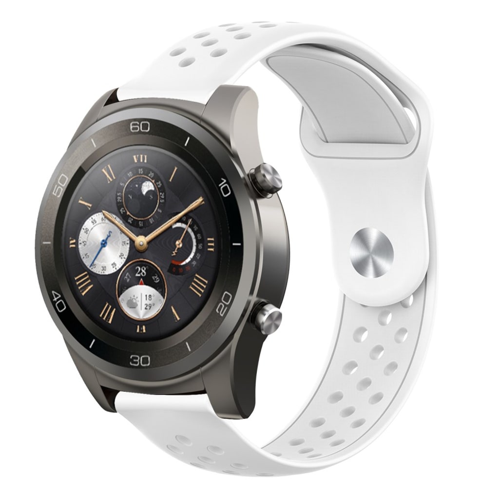Mega godt Huawei Watch 2 Pro Silikone Rem - Hvid#serie_2