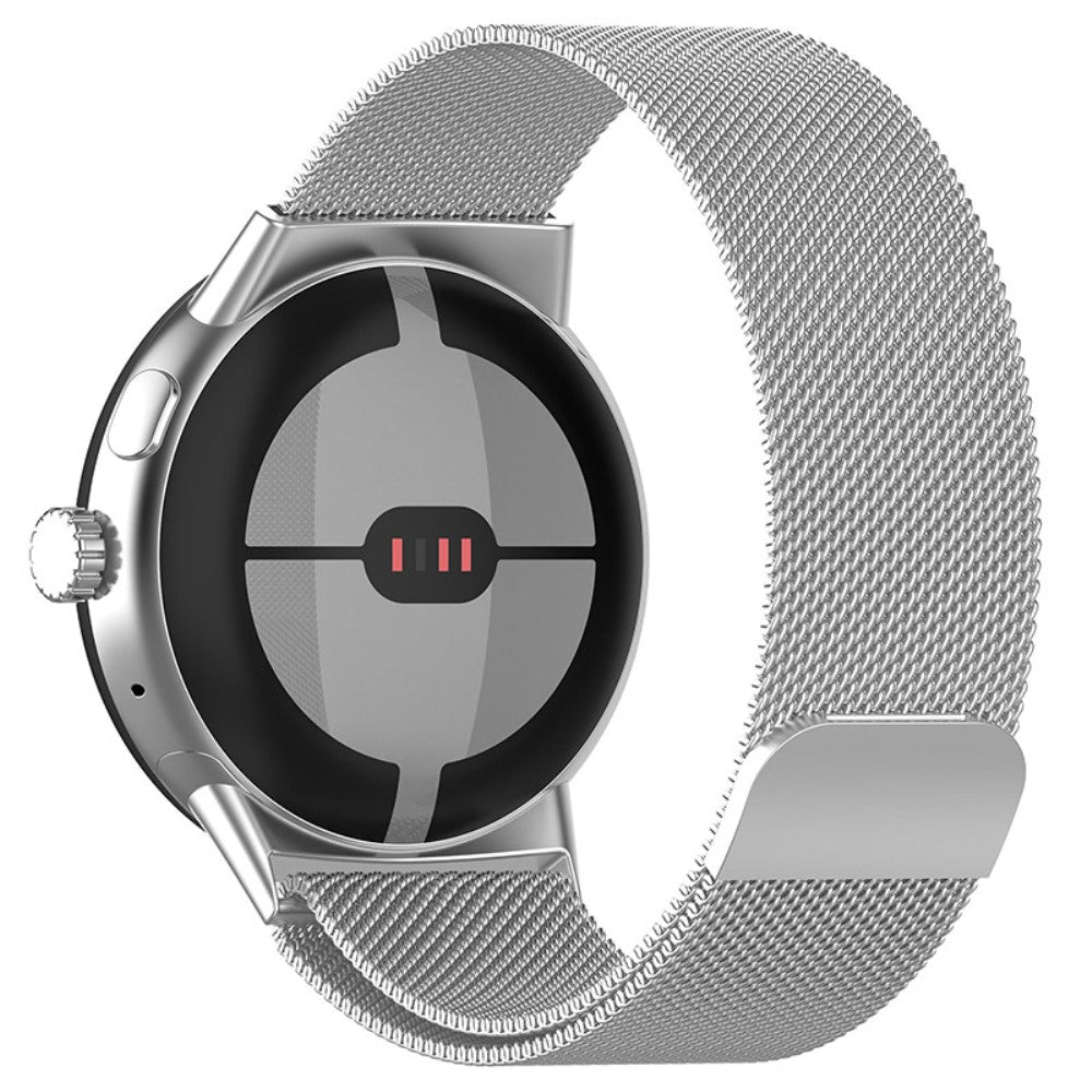 Vildt slidstรฆrk Google Pixel Watch Metal Rem - Sรธlv#serie_091