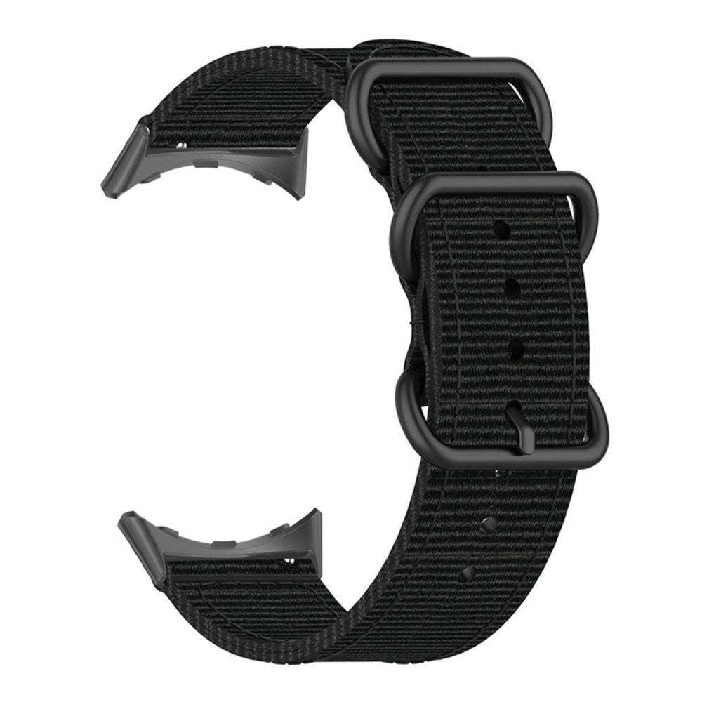 Rigtigt slidstรฆrk Google Pixel Watch Nylon Rem - Sort#serie_1
