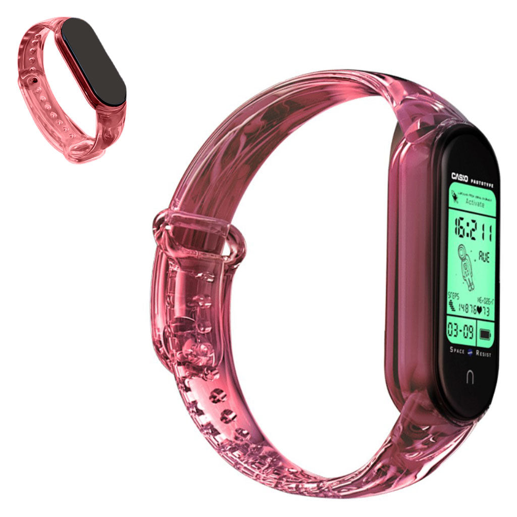 Flot Xiaomi Mi Smart Band 6 / Xiaomi Mi Band 5 Silikone Rem - Rรธd#serie_1