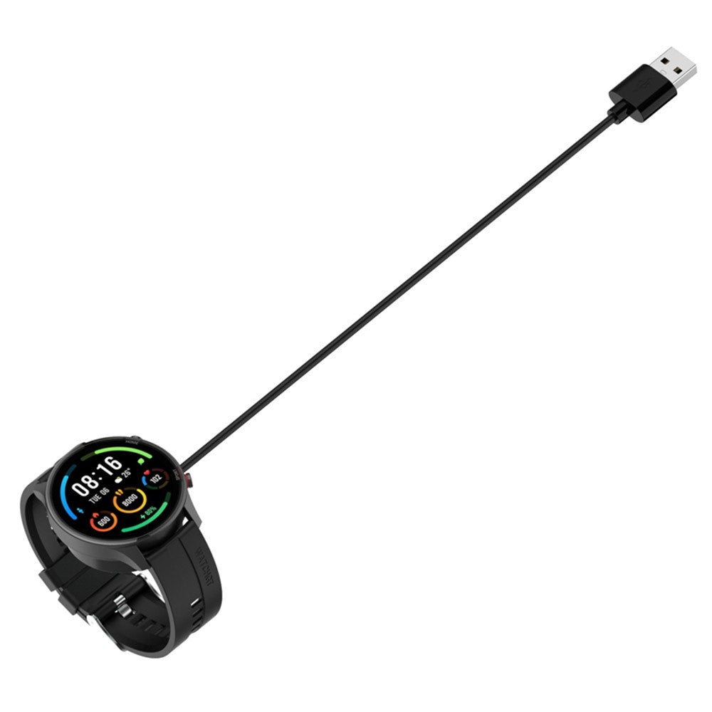 1m Plastik Universal Xiaomi Smartwatch   Ladestation - Sort#serie_1