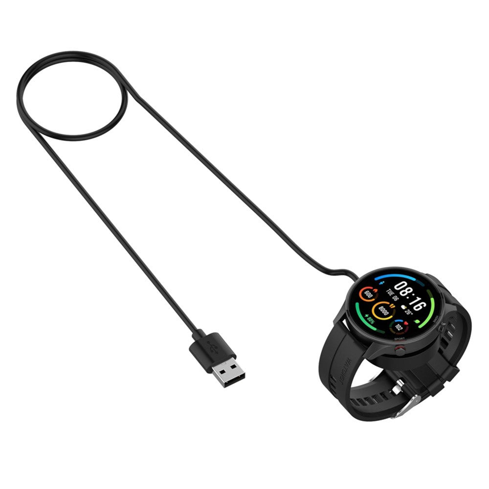 1m Plastik Universal Xiaomi Smartwatch   Ladestation - Sort#serie_1
