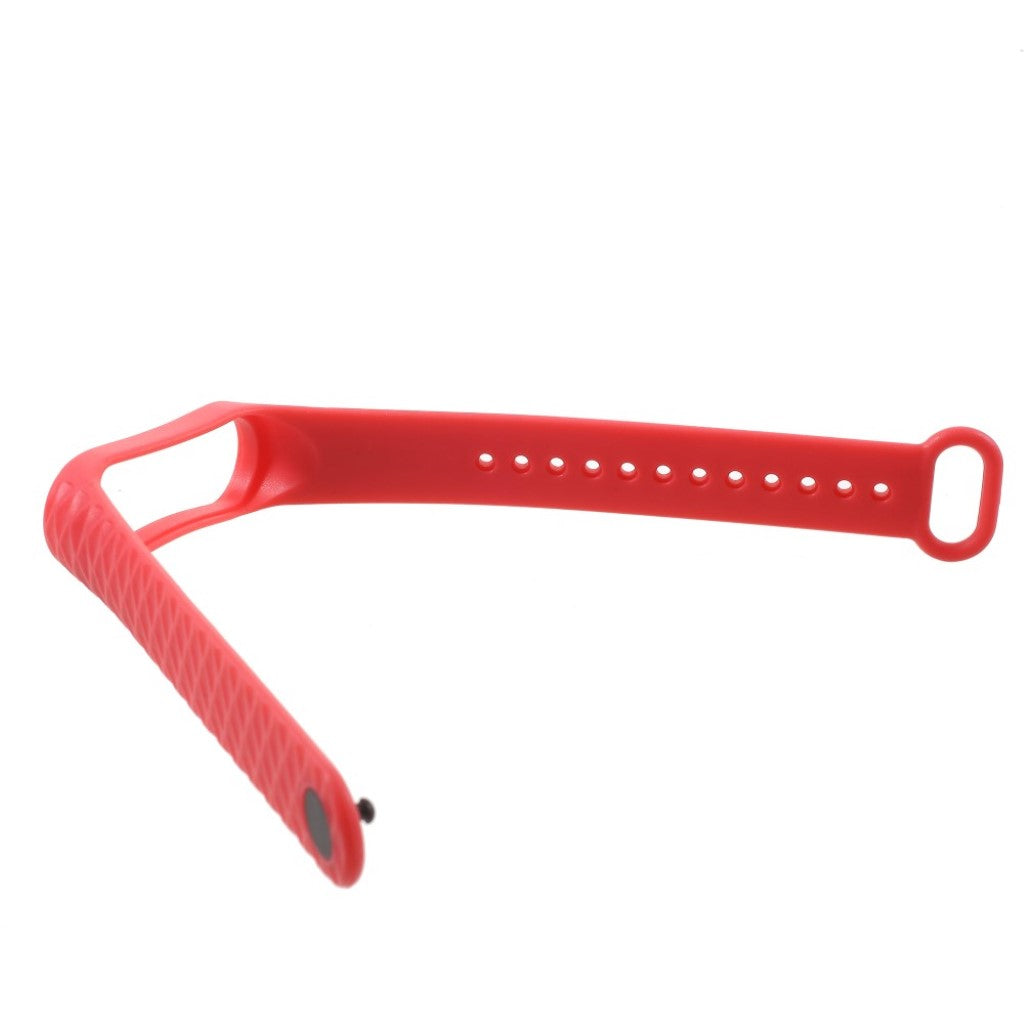Super fantastisk Xiaomi Mi Band 3 Silikone Rem - Rød#serie_9
