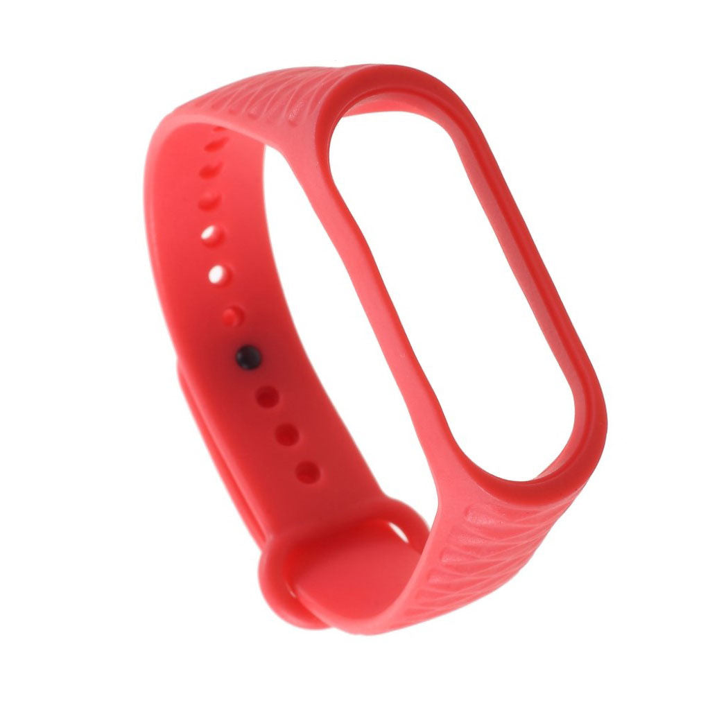 Super fantastisk Xiaomi Mi Band 3 Silikone Rem - Rød#serie_9
