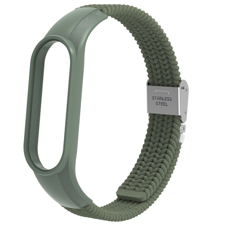 Glimrende Xiaomi Mi Band 7 Nylon Rem - Grøn#serie_10
