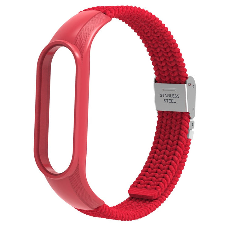 Glimrende Xiaomi Mi Band 7 Nylon Rem - Rød#serie_7