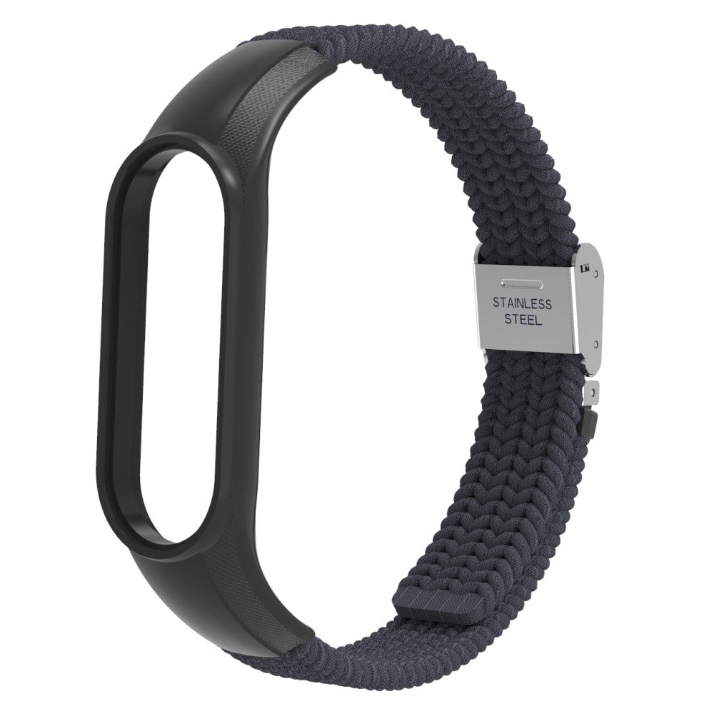 Glimrende Xiaomi Mi Band 7 Nylon Rem - Sølv#serie_8