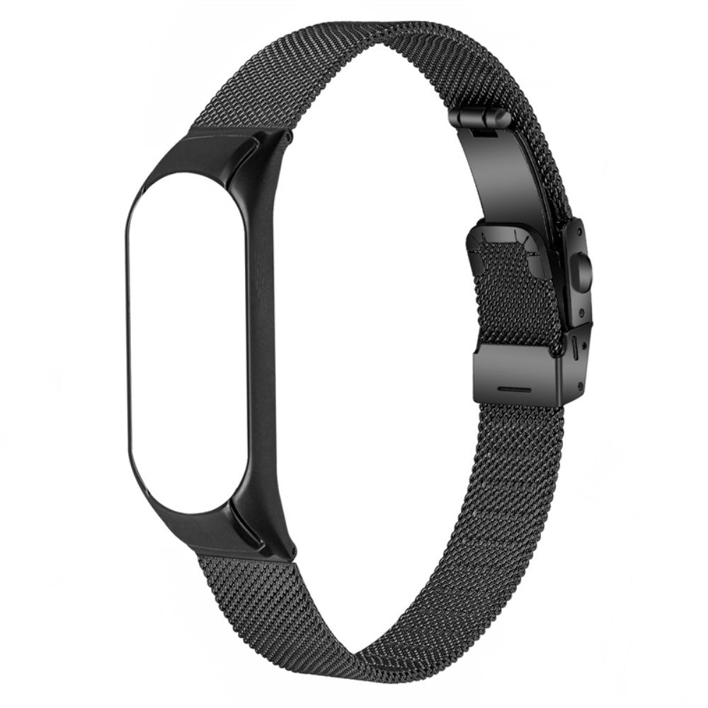 Super smuk Xiaomi Mi Band 7 Metal Rem - Sort#serie_1