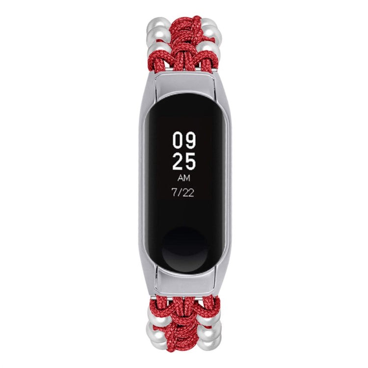 Super skøn Xiaomi Mi Band 7 Stof Urrem - Rød#serie_4