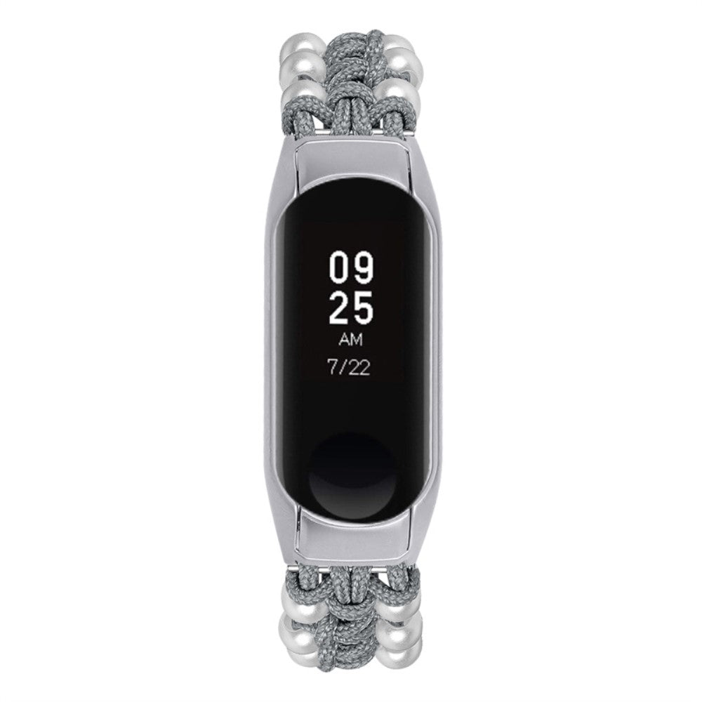 Super skøn Xiaomi Mi Band 7 Stof Urrem - Sølv#serie_5