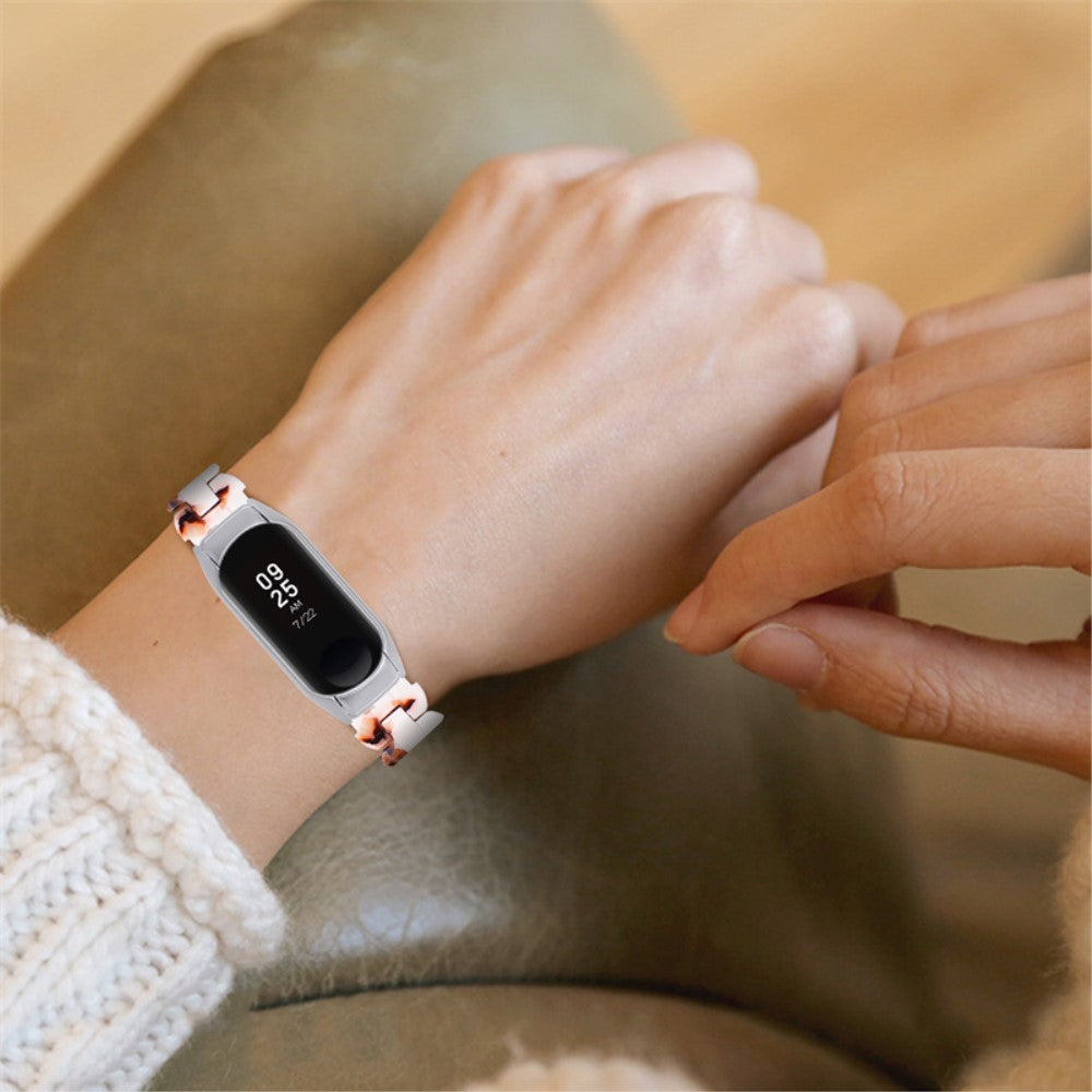 Klassisk Xiaomi Mi Band 7 Metal Urrem - Brun#serie_2