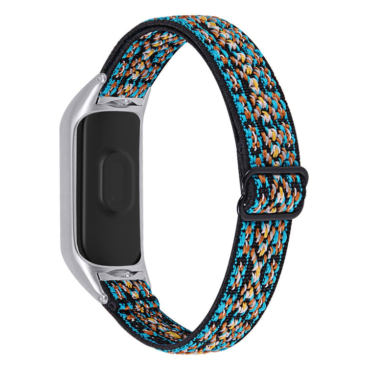 Mega hårdfør Xiaomi Mi Band 7 Nylon Rem - Grøn#serie_1