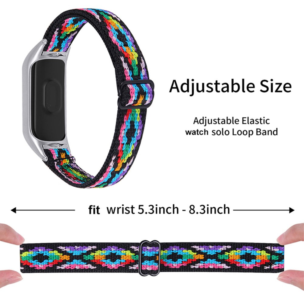 Helt vildt nydelig Xiaomi Mi Band 7 Stof Urrem - Flerfarvet#serie_4